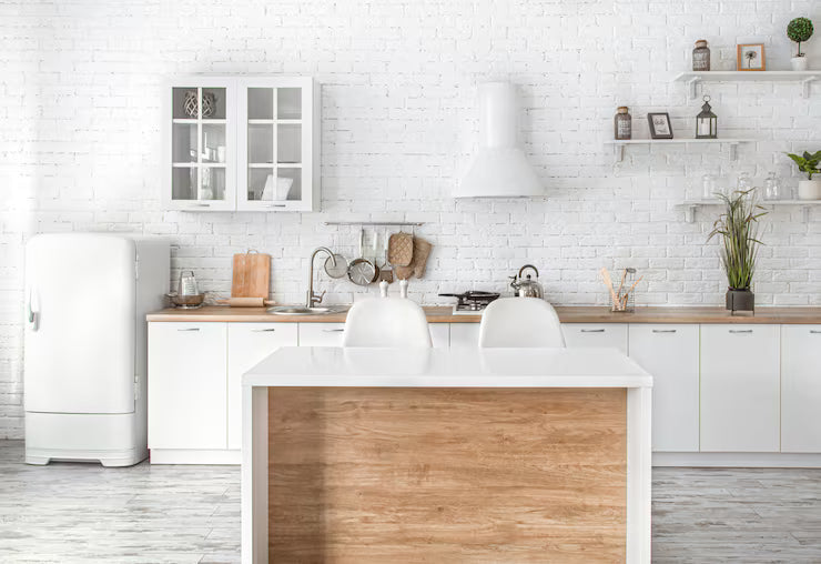 Designing a Farmhouse Kitchen: How a White Range Hood Creates a Timeless Focal Point