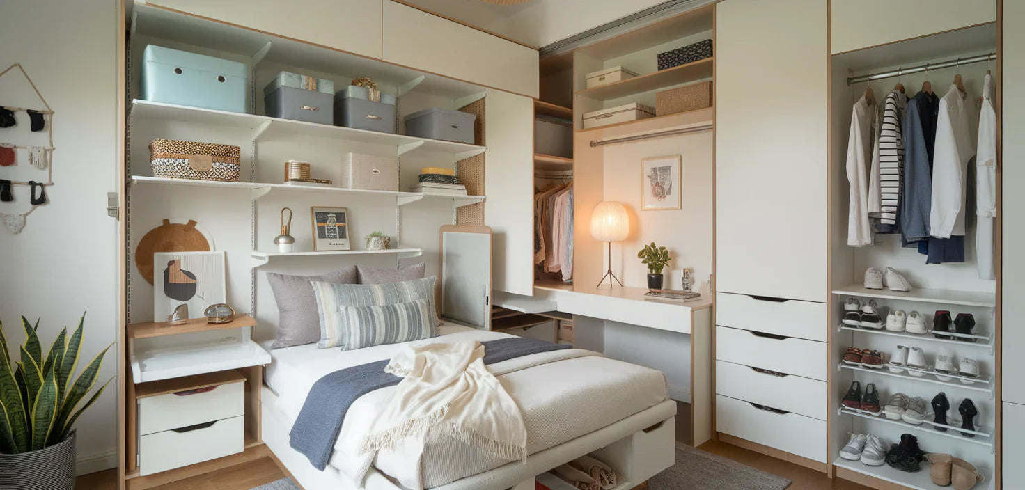 How Thoughtful Storage Design Can Make a Small Bedroom Feel Spacious