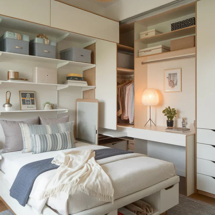 How Thoughtful Storage Design Can Make a Small Bedroom Feel Spacious