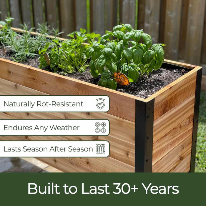 18" x 48" Planter Box - 24" TALL / Select Grade