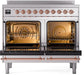 ILVE Nostalgie II 40" Electric Range, Stainless Steel, Copper Trim UPDI406NMPSSP ILVE