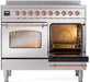 ILVE Nostalgie II 40" Electric Range, Stainless Steel, Copper Trim UPDI406NMPSSP ILVE