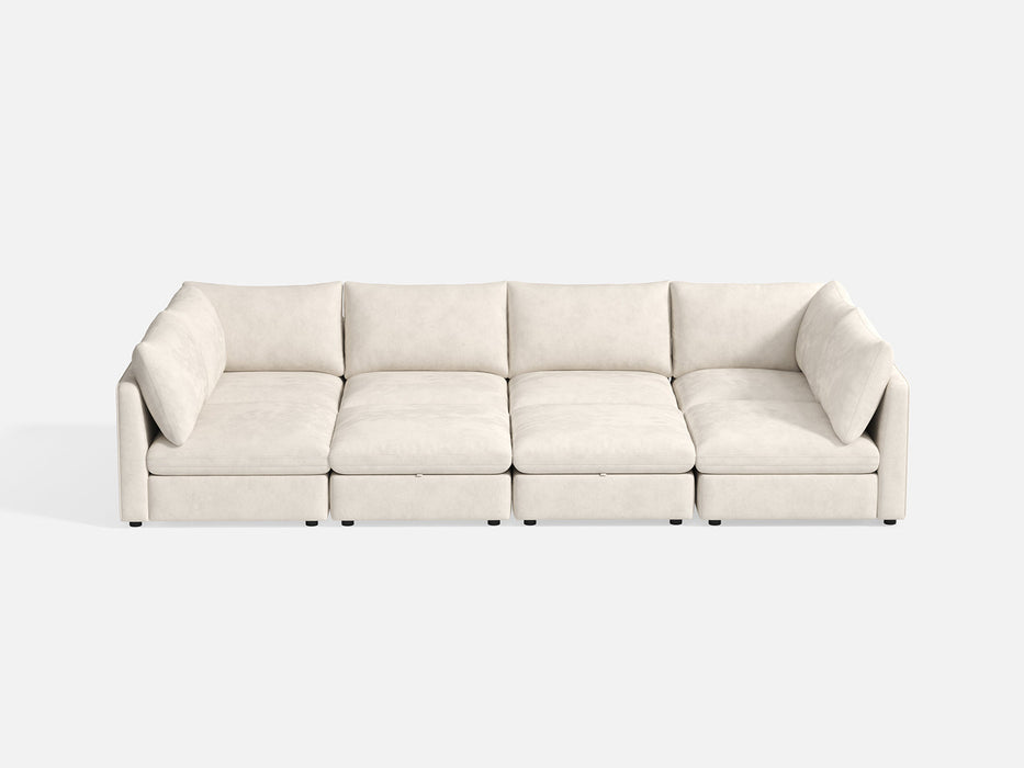 RUBIK V 4 Seats with 2 Corners & 2 Ottomans