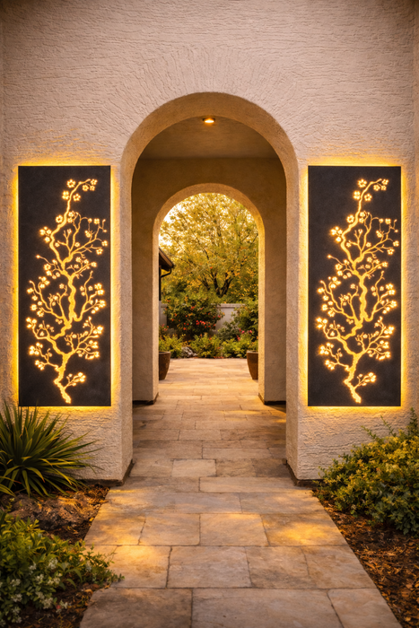 Laser-Cut Cherry Blossom Panel - FREE SHIPPING