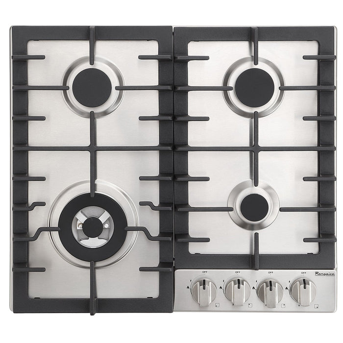 Rangaire 24" Gas Cooktop 4 Burners Stainless Steel RCG241S