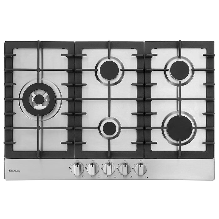 Rangaire 30" Gas Cooktop 5 Burners Stainless Steel RCG301S
