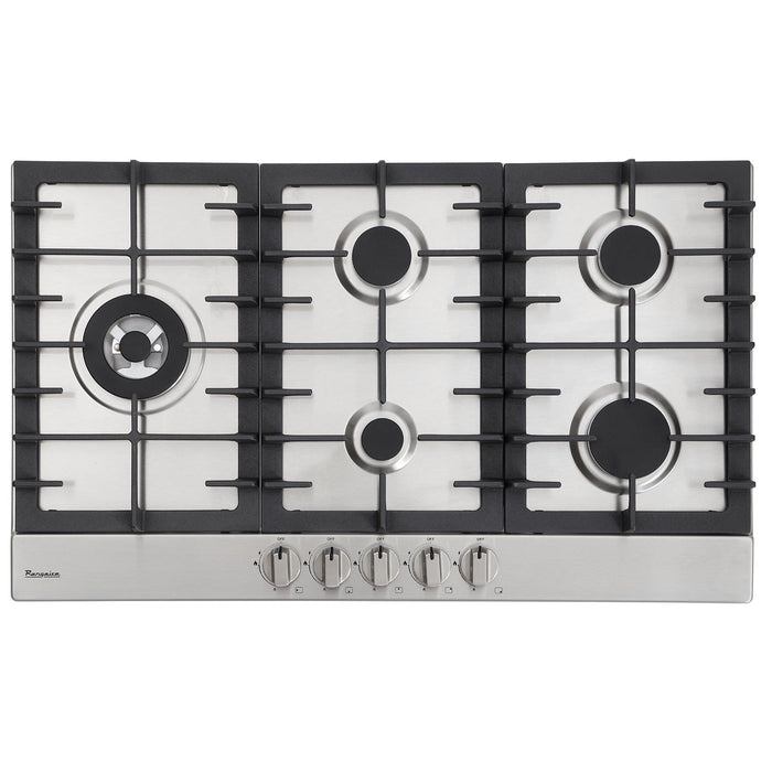 Rangaire 34" Gas Cooktop 5 Burners Stainless Steel RCG341S