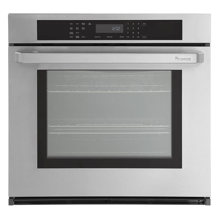 Rangaire 30" Single Electric Wall Oven Self-cleaning Air Fry True Convection Stainless Steel RWOS301GS