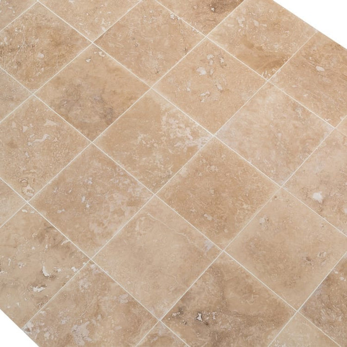 Mixed Beige Commercial Travertine Honed Floor and Wall Tile - Livfloors Collection
