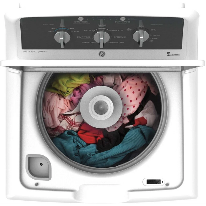 GE 27" Top Load Washer, GTW525ACWWB