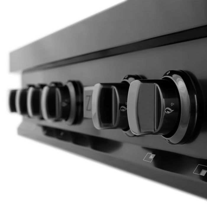 ZLINE Kitchen Package Refrigerator, Rangetop, Rangehood, Wall Oven, 4KPR-RTBRH36-AWS