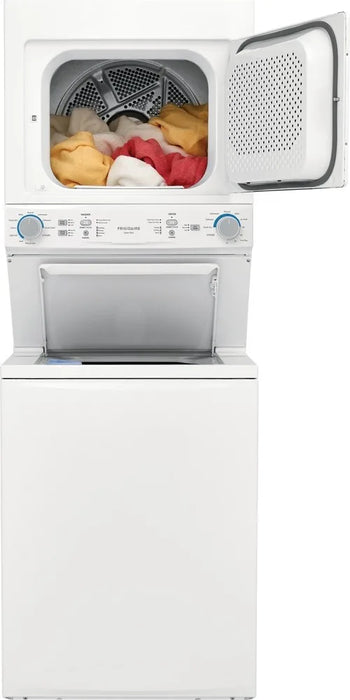 Frigidaire 27" Laundry Center, Washer, Gas Dryer, White, FLCG7522AW