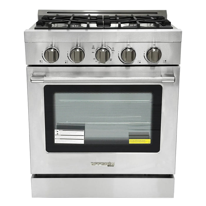 UNIQUE 30" Off-Grid Propane Gas Range, UGP-R30OTHLPSS