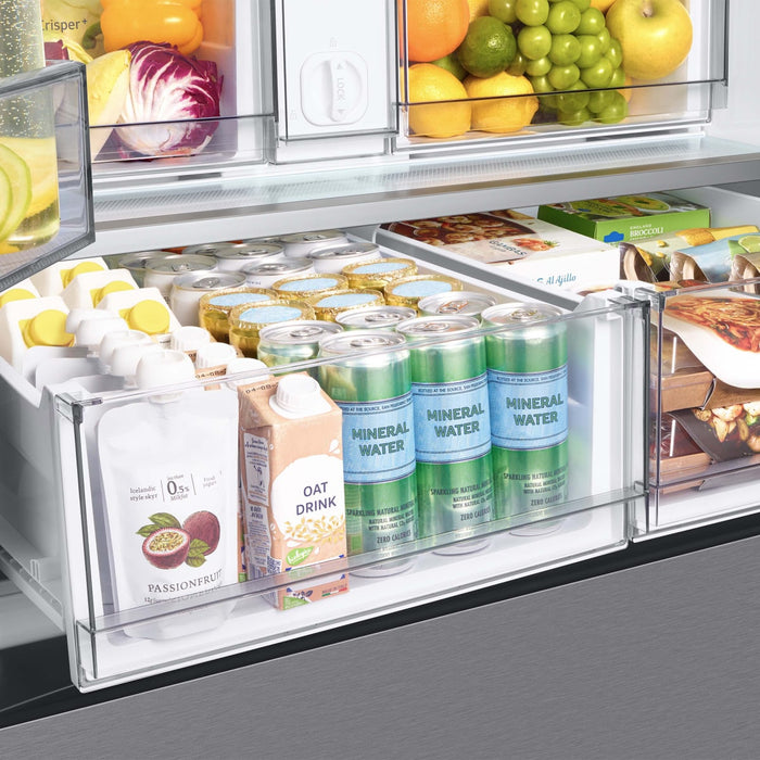 Samsung Bespoke 36" Smart 3-Door French Door Refrigerator RF30BB6600QL