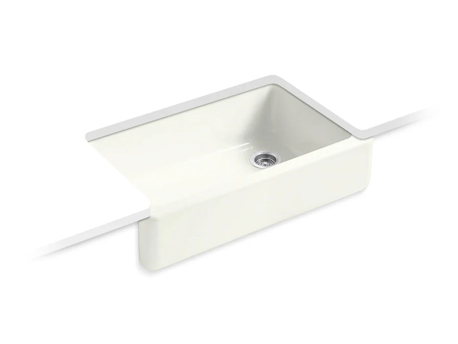 KOHLER Whitehaven 35-3/4" undermount single-bowl farmhouse kitchen sink K-6489