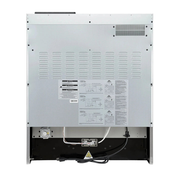 FORNO Giovanni 30" Gas on Gas Range FFSGS6274-30WHT