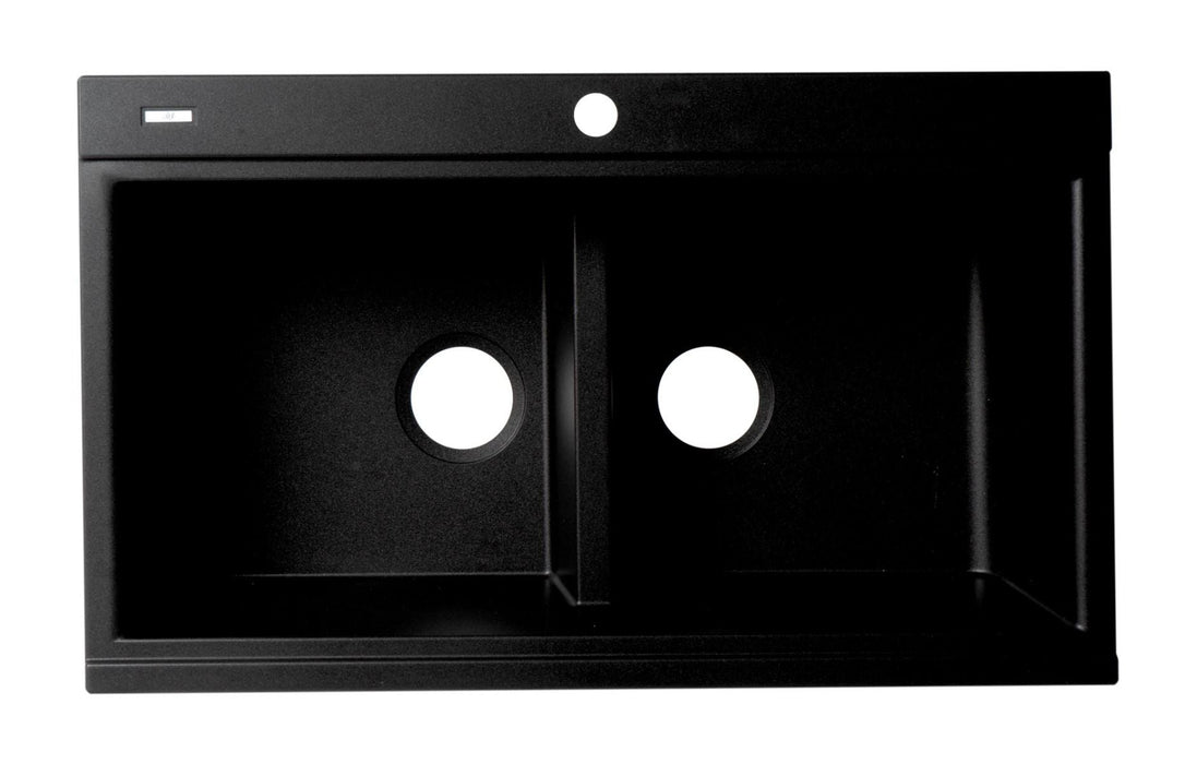 ALFI brand 34" Granite Composite Workstation Step Sink, Accessories AB3418DBDI