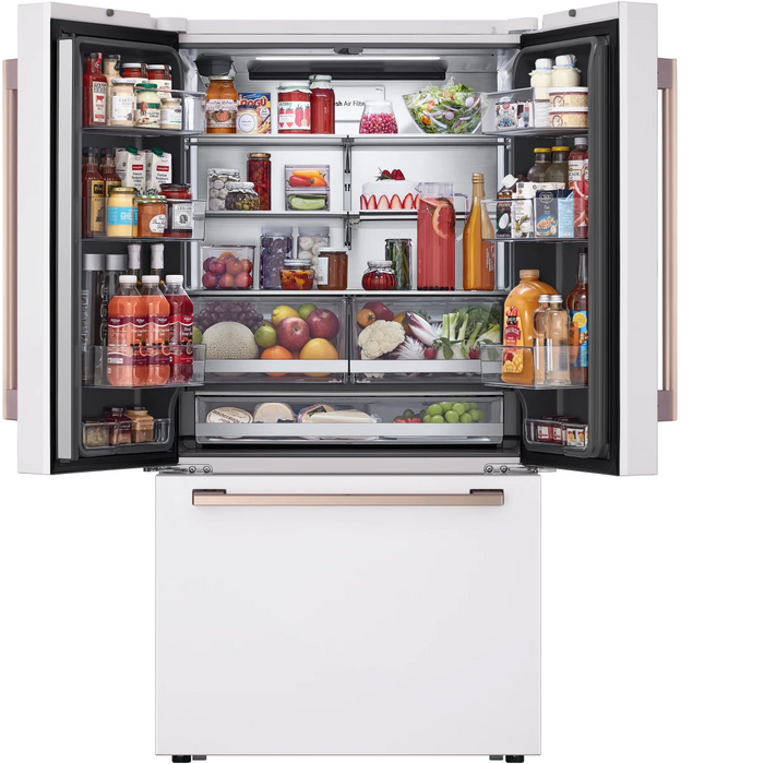 LG 36" Counter-Depth Freestanding French Door Smart Refrigerator, SRFB27W3