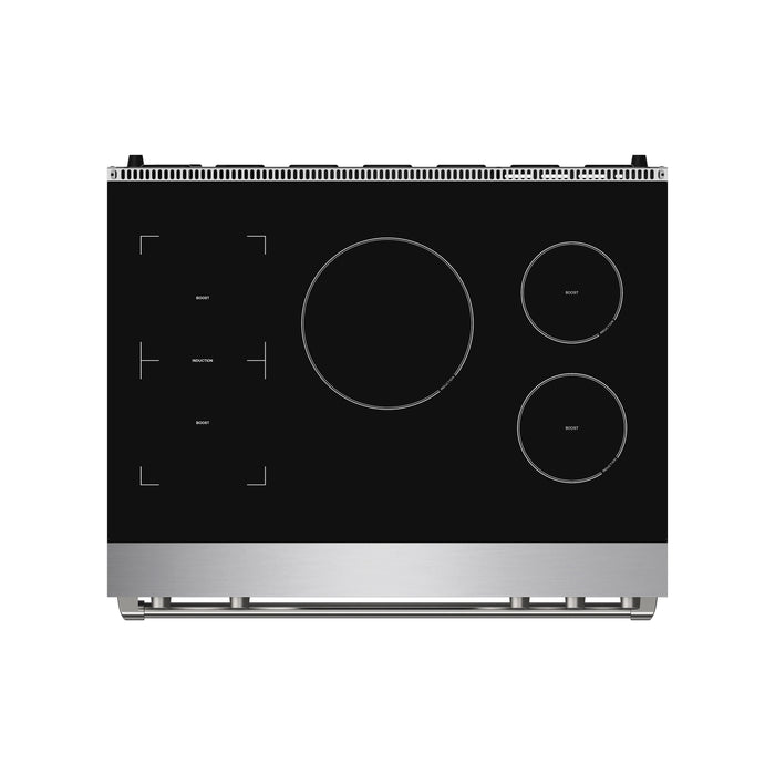 THOR Kitchen 36" 6 Professional Smooth Glass Top Induction Range - Installation View
