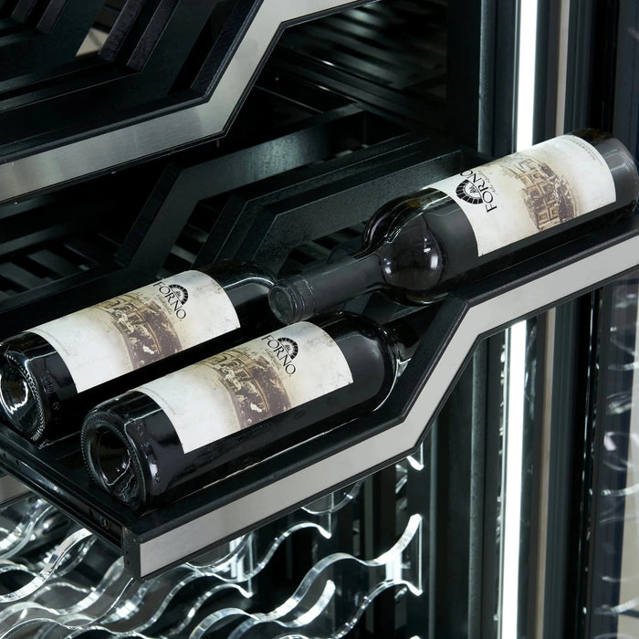 FORNO Abruzzo 48" 102 Bottle Dual Zone Wine Cooler FWCDR6611-48S