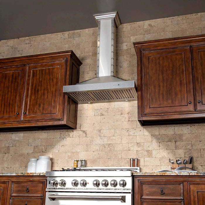 ZLINE 30" Designer Series Stainless Island Range Hood, KB2i-4SSXS-30
