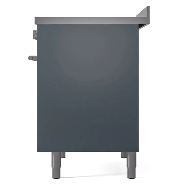 ILVE 40"Professional Plus Induction Range, Blue Grey UPDI406WMPBG