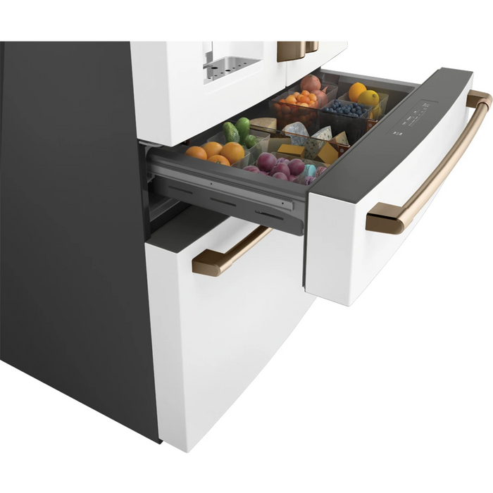 Cafe 36" 4-Door French-Door Smart Refrigerator, CVE28DP4NW2