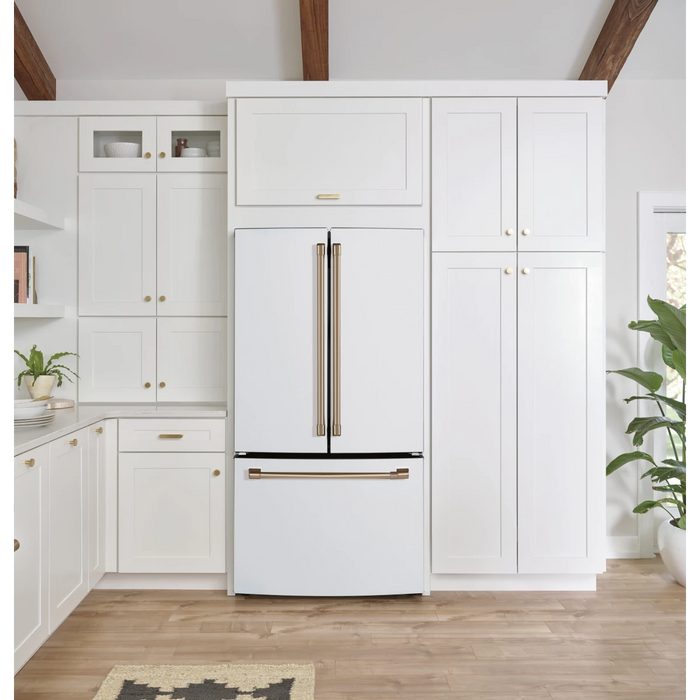 Cafe 33" Counter Depth French Door Smart Refrigerator, CWE19SP4NW2