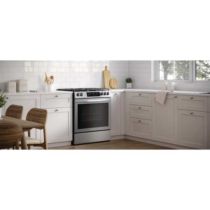 Frigidaire 30" Freestanding Gas Range FCFG3083AS