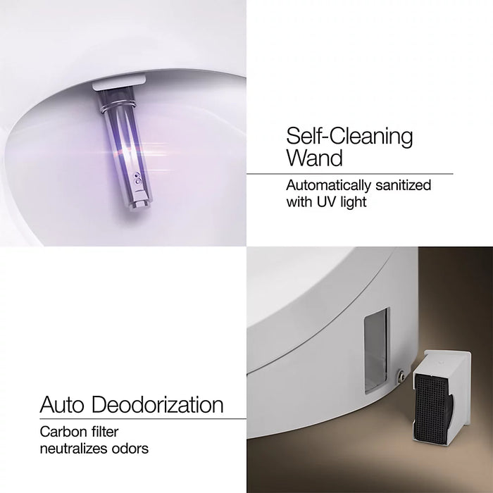 KOHLER Leap One-piece elongated smart toilet, dual-flush K-28529