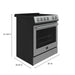 Forno 2-Piece White Kitchen Bundle - 30" Electric Range, 36" Bottom Freezer Refrigerator - Lifestyle View