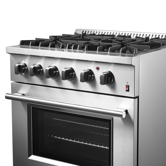 FORNO Marco 30" Dual Fuel Range FFSGS6197-30
