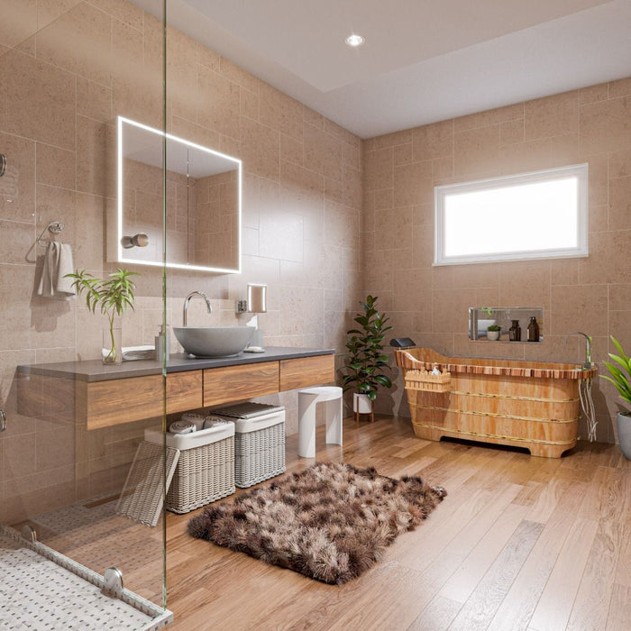 ALFI brand 21" Solid Concrete Tear Drop Above Mount Vessel Sink ABCO21O