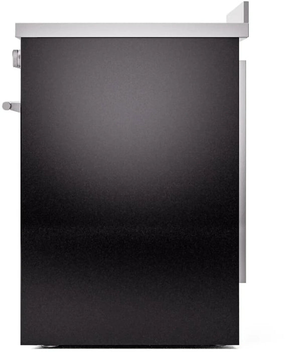 ILVE 30"Professional Plus Induction Range, Glossy Black UPI304WMPBK