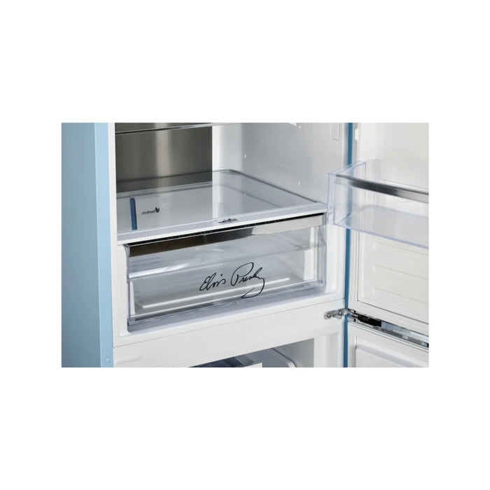 UNIQUE 24" Elvis Classic Retro Bottom Mount Refrigerator, UGP-340L E AC