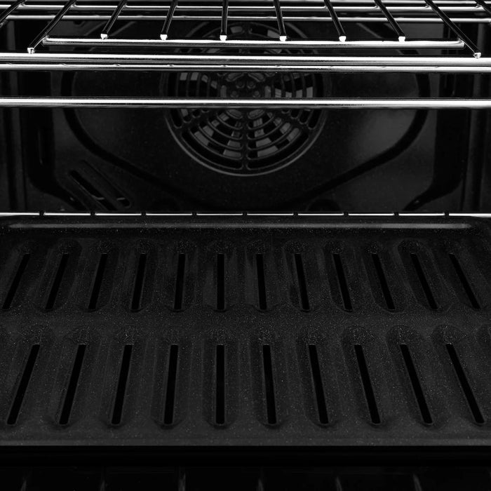 ZLINE Autograph Edition 30" Professional True Convection Double Wall Oven, Air Fry, Self Clean, Stainless Steel, Helix Handles WADZ-30-KCB