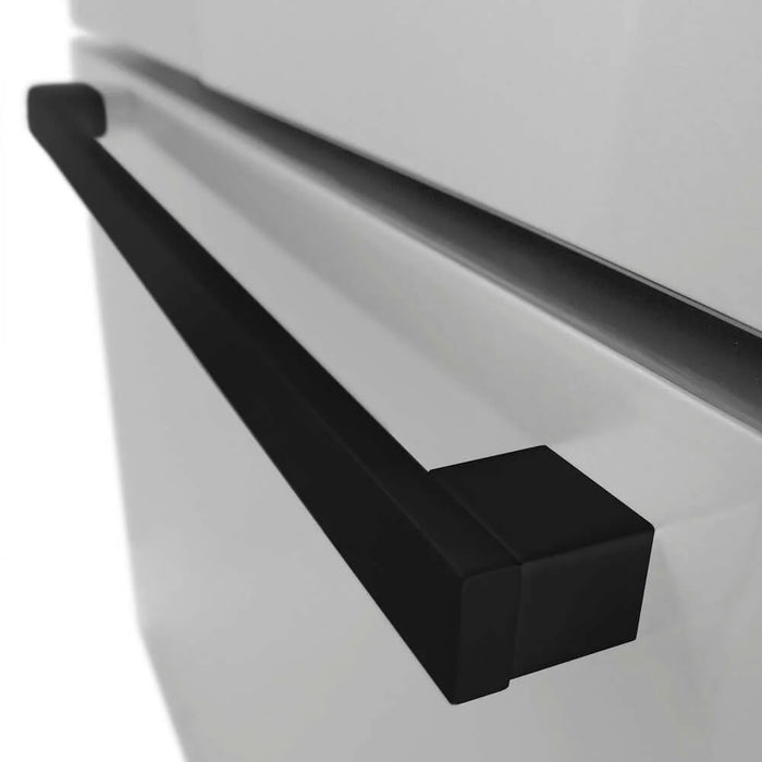 ZLINE Autograph Edition 36" Standard-Depth French Door External Water Dispenser Refrigerator, Dual Ice Maker, Fingerprint-Resistant Stainless Steel RSMZ-W-36-FMB