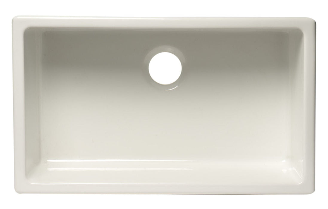 ALFI brand 30" Undermount / Drop In Fireclay Kitchen Sink AB3018UD