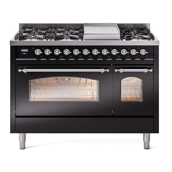 ILVE Nostalgie II 48" Dual Fuel Range, UP48FNMP