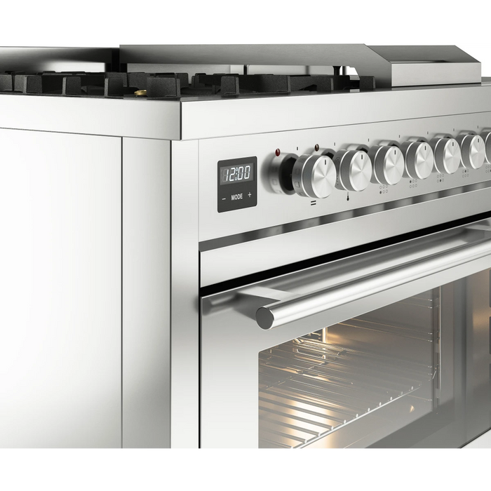 ILVE Professional Plus II 48" Dual Fuel Range UP48FSWMPSS