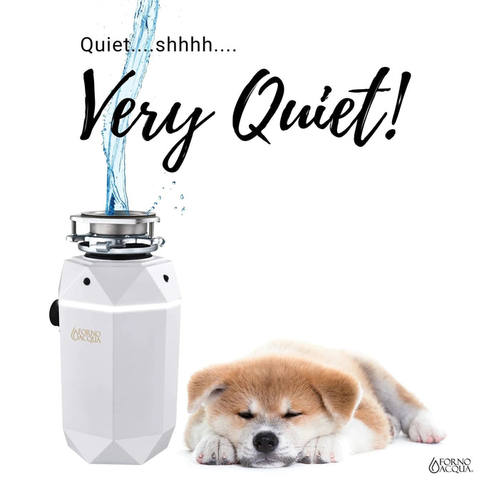 FORNO ACQUA BrightDiamond 1HP Super Quiet Garbage Disposal Motion Sensor WDD100TA2MS