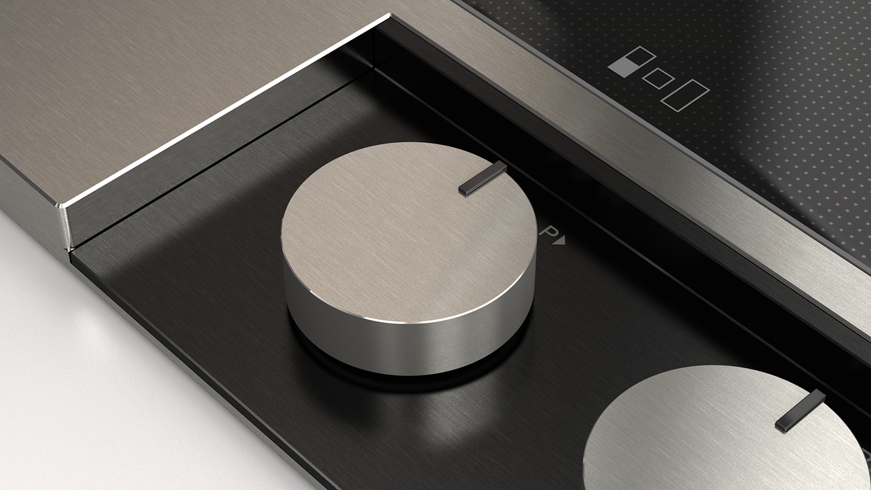 Fulgor 36” Customizable Satin Aluminum Cooktop, F7ECIK36AS1