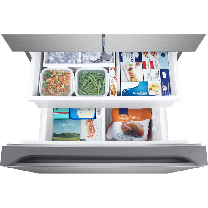 Samsung 33" Smart 3-Door French Door Refrigerator RF25C5551SR