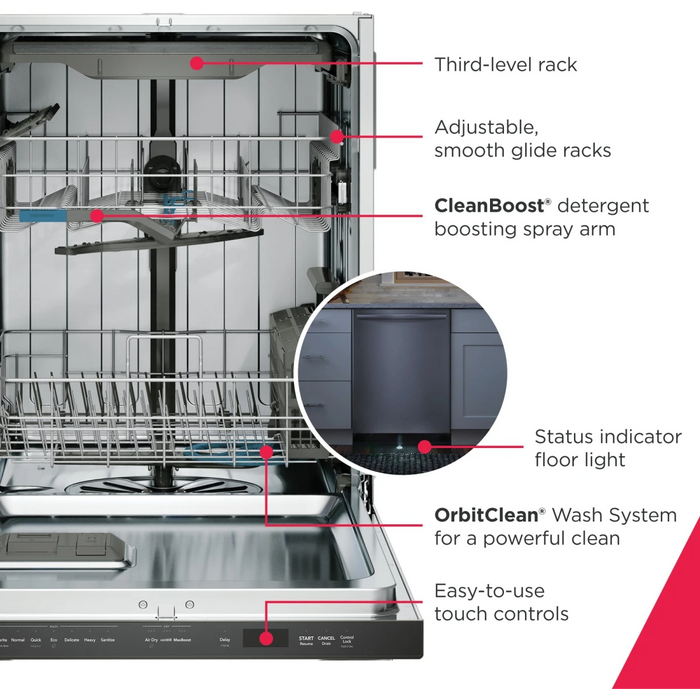 Frigidaire 24" Fully Integrated Dishwasher GDSH4735AF