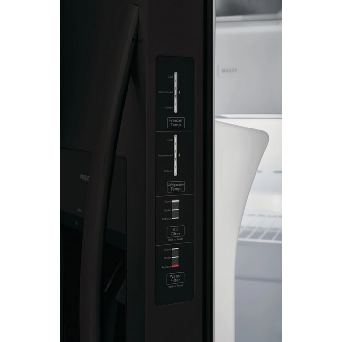 Frigidaire 33" Freestanding Side by Side Refrigerator FRSS2323AB