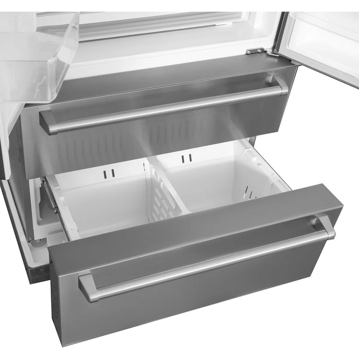 Kucht 36" Counter Depth Freestanding French Door Refrigerator KR700i
