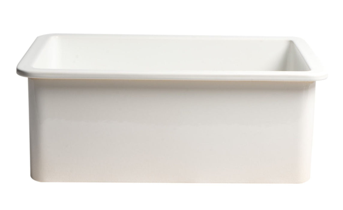 ALFI brand 27" Fireclay Undermount / Drop In Fireclay Kitchen Sink ABF2718UD