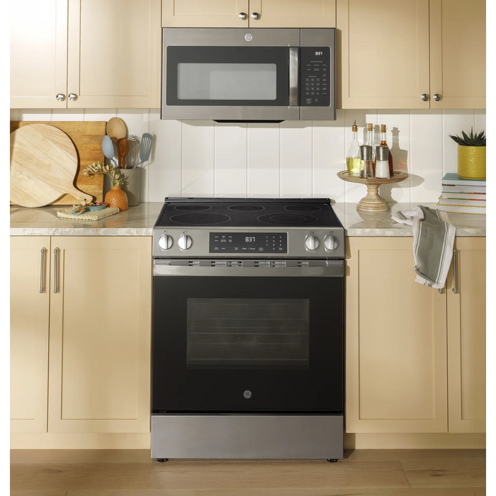 GE 30" Slide-In Electric Range, GRS500PVSS
