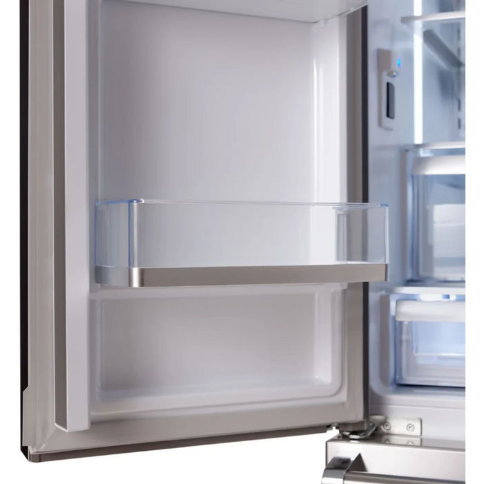 Viking® 3 Series 36" Stainless Steel Counter Depth Freestanding French Door Refrigerator RVFFR336SS