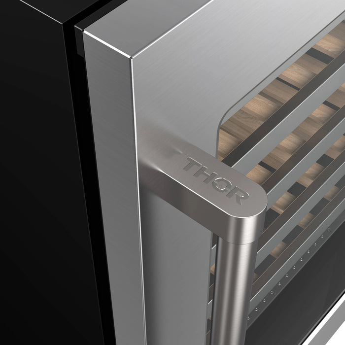 THOR Kitchen 24" Wine Cooler 46 Bottle Single Zone TWC24US